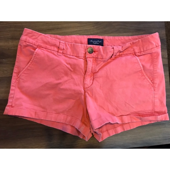 Coral American Eagle Shorts - Picture 1 of 4